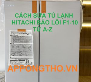 Cảm biến bất thường là gì? Khiến tủ lạnh Hitachi lỗi F1-10