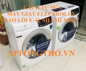 Nguyên nhân gây ra lỗi E-42 trên máy giặt Electrolux?