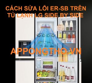 Thật kinh hoàng khi tủ lạnh LG báo lỗi ER-SB!