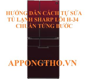 Lỗi H-34 Tủ Sharp có liên quan đến điện áp không?