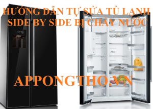 Khắc phục sự cố tủ lạnh Whirlpool Side by Side bị chảy nước